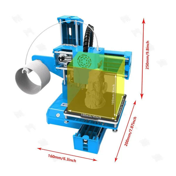 EasyThreed K9 New Mini 3D Printer, Entry 3D for Cross-border E-commerce Toys